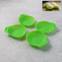 Idli Maker Cups Food-Grade Silicone Non-Stick Idli/ Dhokla/ Egg Poacher (4 Pcs)