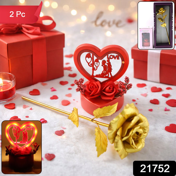 Artificial Golden Rose