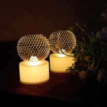 LED Ball Shaped Decorative Light with Mesh Cover (5 Pc / Set)