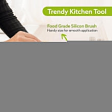 SleekServe Glass Oil Dispenser with Brush