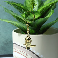 Shivling Golden Metal Keychain (1 Pc)