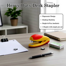 Heavy-Duty Desktop Stapler with Staple Pin Set