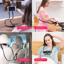 Neck Phone Holder & Desktop Lazy Stand - (1 Pc)