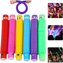 LED Glow Pop Tube Fidget Toy (Mix Color / 1 Pc)