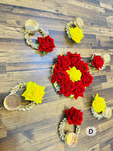 Floral Handcrafted Diya Rangoli Set