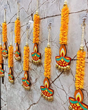 Handcrafted Diya Wall Hangings Pair