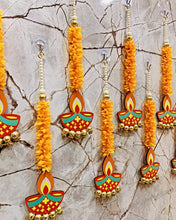Handcrafted Diya Wall Hangings Pair