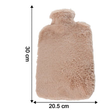 PVC Hot Water Bag with Soft Fur Cover (1 Pc)