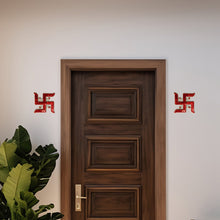 Traditional Decorative “Swastik” Sticker - (Set)