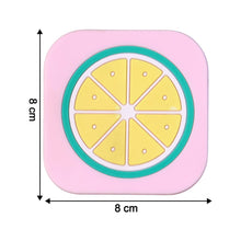Premium Silicone Drink Coaster (1 Pc, 8×8 cm / Mix Design)