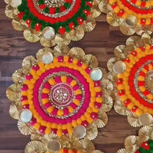 Handcrafted Staircase Rangoli Mats