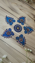 Handcrafted Floral Rangoli Set