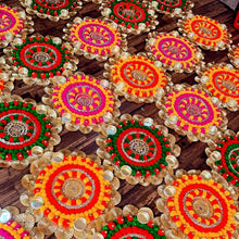 Handcrafted Staircase Rangoli Mats