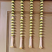 Handcrafted Peony Flower Wall Hangings Pair